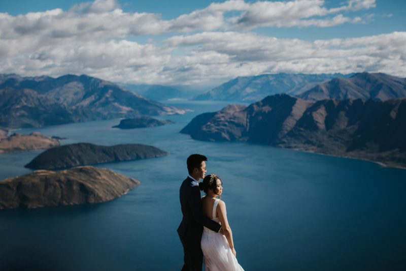 earnslaw burn prewedding iluminen bali wedding photographer new zealand connection session destination madelaine hendra queenstown lake tekapo milford sound south island roys peak mount nicholas