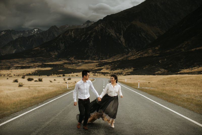 earnslaw burn prewedding iluminen bali wedding photographer new zealand connection session destination madelaine hendra queenstown lake tekapo milford sound south island roys peak mount nicholas