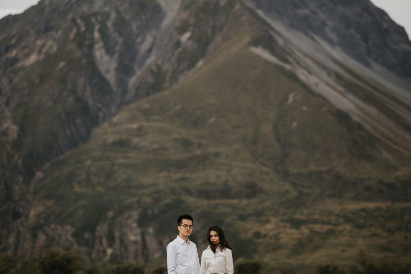 earnslaw burn prewedding iluminen bali wedding photographer new zealand connection session destination madelaine hendra queenstown lake tekapo milford sound south island roys peak mount nicholas